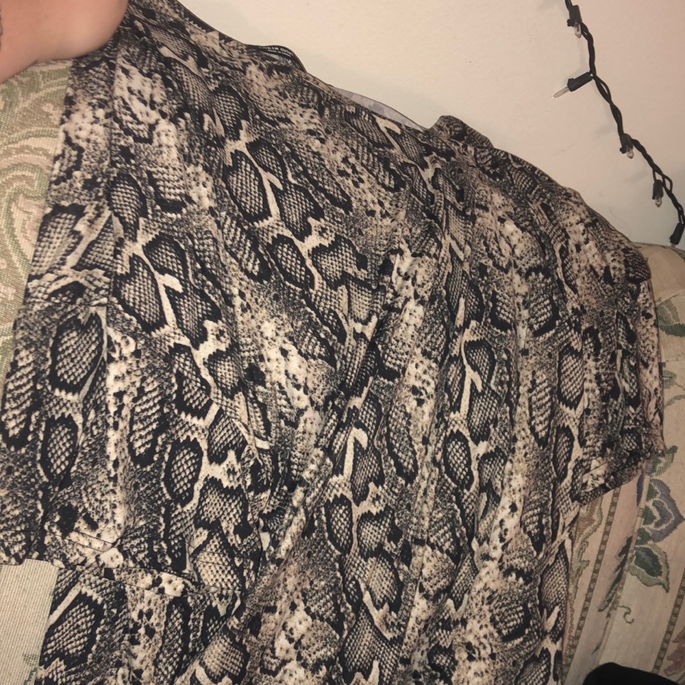 Snake skin shirt